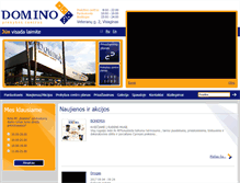 Tablet Screenshot of pcdomino.lt